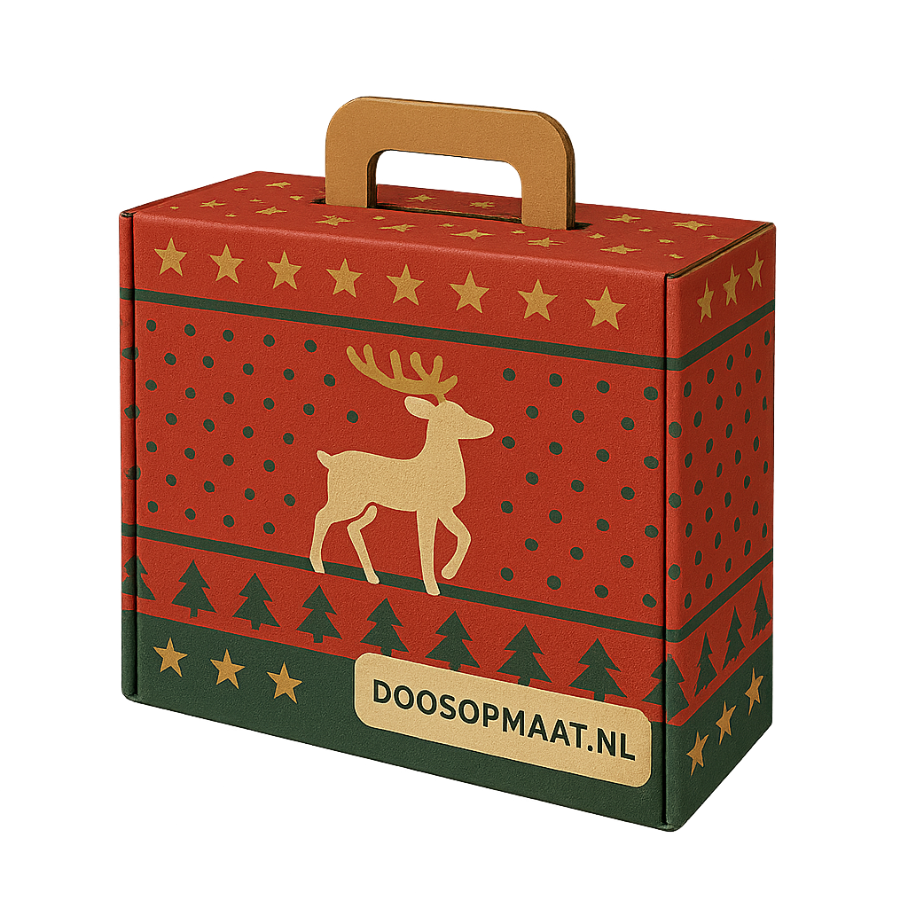 Geschenkdoos perfect voor (kerst)geschenken, samples, welkomstpakketten of als creatieve productverpakking. | Doosopmaat.nl