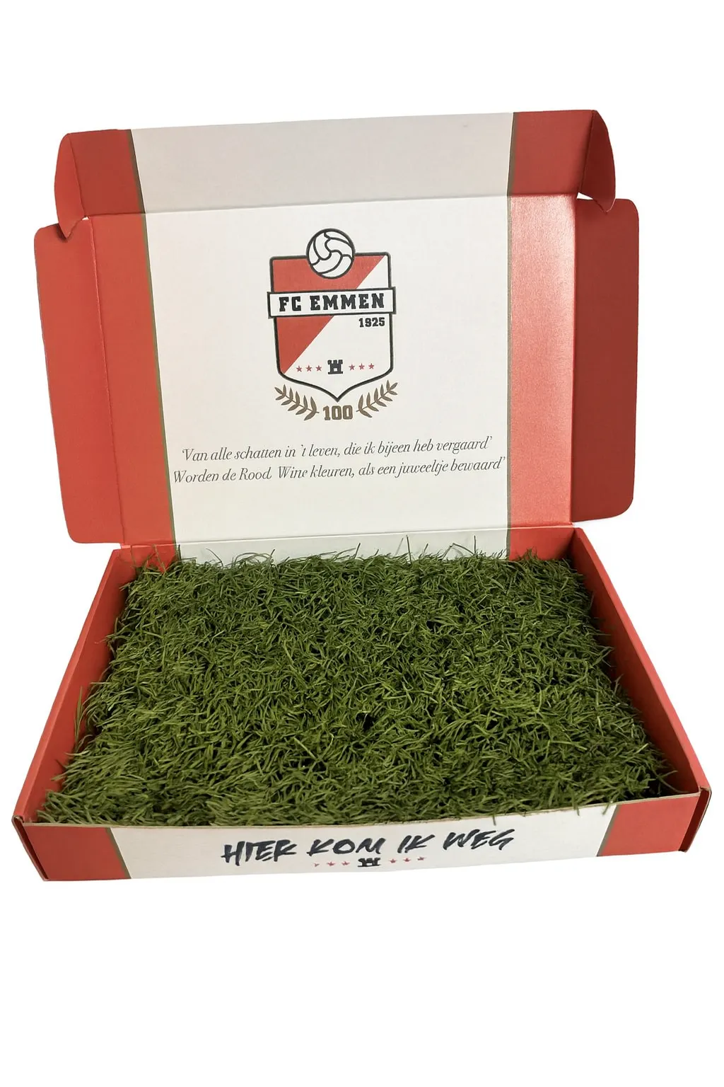 Bedrukte postdoos voor FC Emmen | Doosopmaat.nl