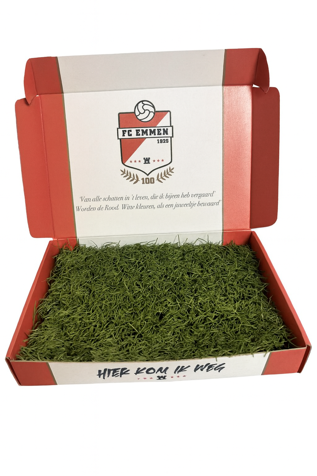 Bedrukte postdoos voor FC Emmen | Doosopmaat.nl