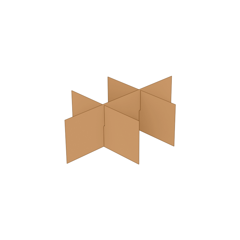 Vakverdeling fefco 933 | Doosopmaat.nl