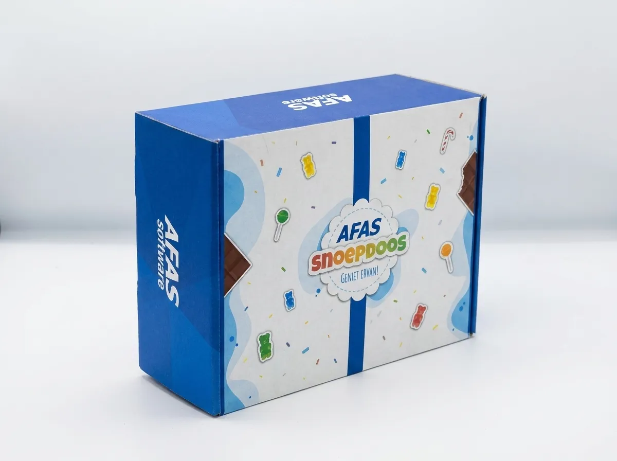 Afas snoepdoos voor klanten of relaties