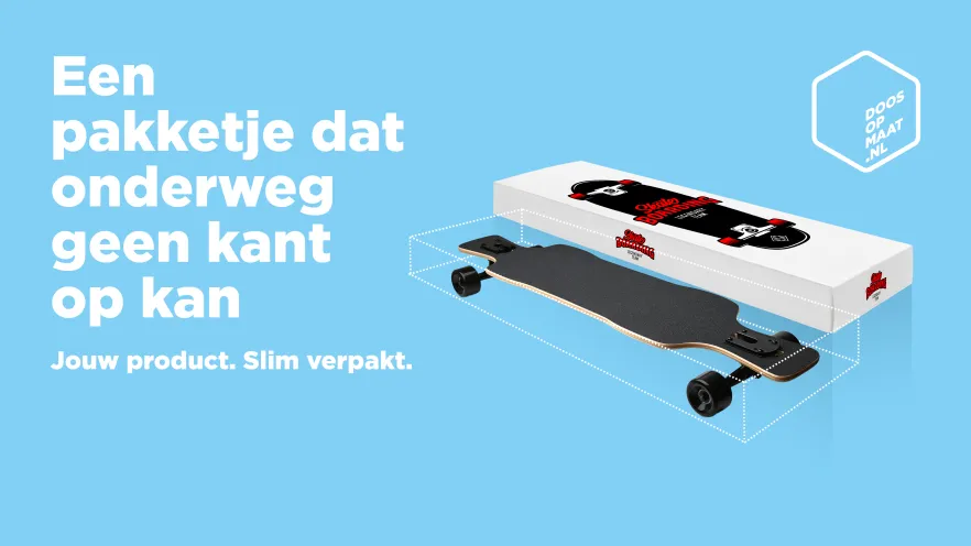 Een goed ingepakt pakketje waar geen loze ruimte in zit | Doosopmaat.nl