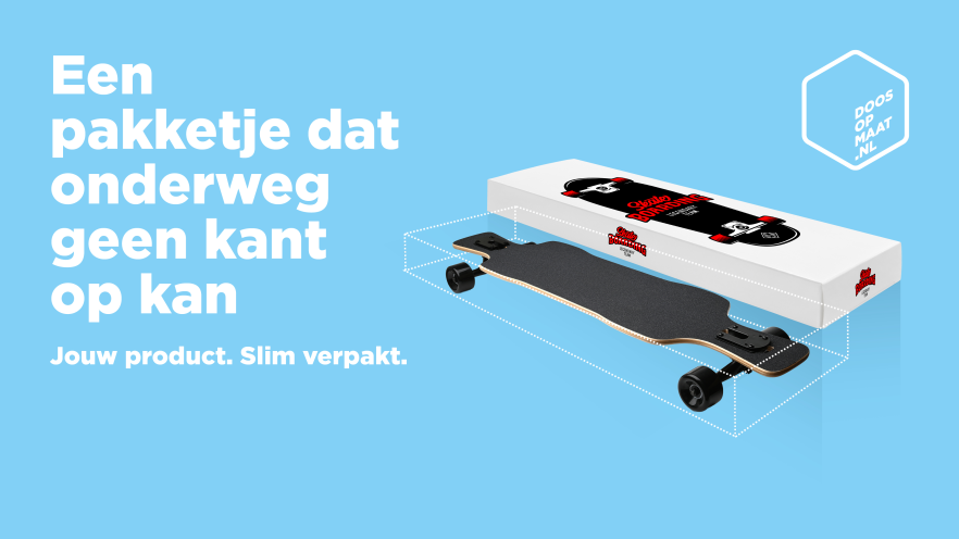 Een goed ingepakt pakketje waar geen loze ruimte in zit | Doosopmaat.nl