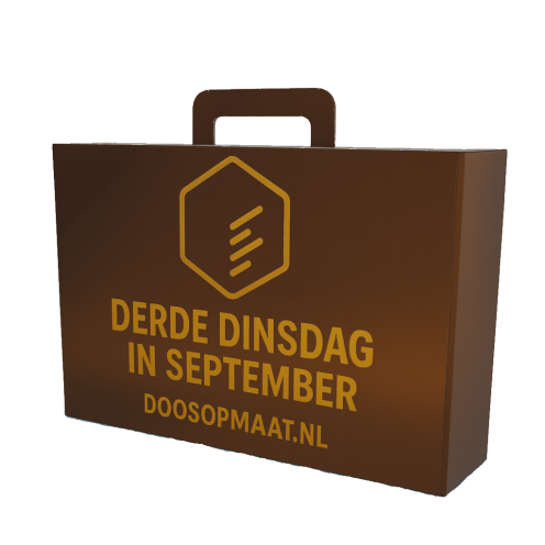 Prinsjesdag 2025 kofferdoos | Doosopmaat.nl