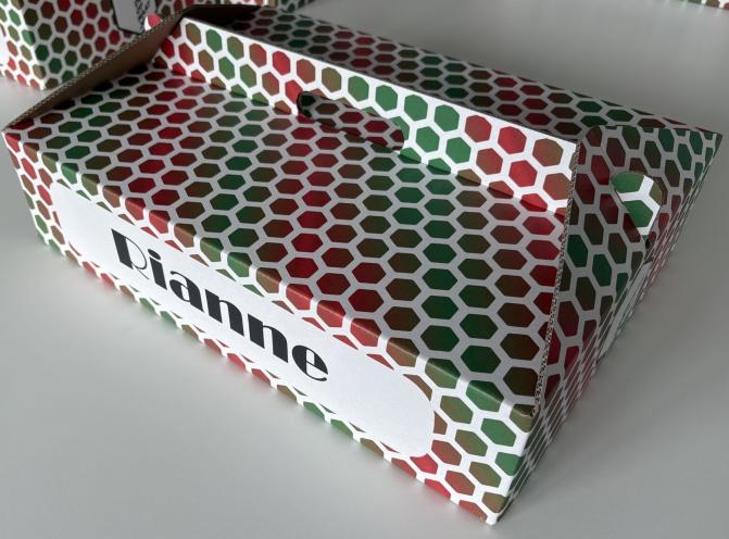 Kerstpakket gemaakt voor alle medewerkers van Doosopmaat.nl