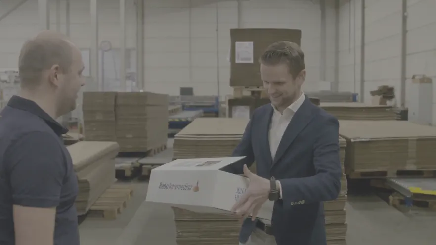 Rabobank doos bij Doosopmaat.nl