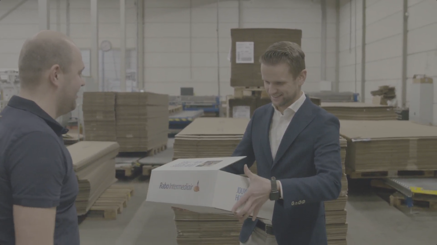 Rabobank doos bij Doosopmaat.nl